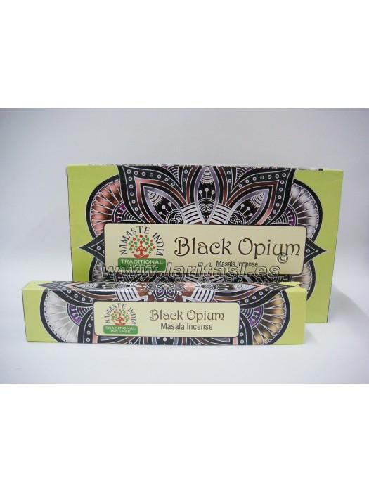 Incenso Namaste India Black Opium 15gr (12x15gr)